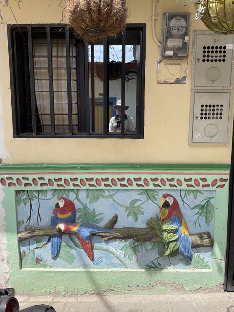 Guatapé is known for its house paintings